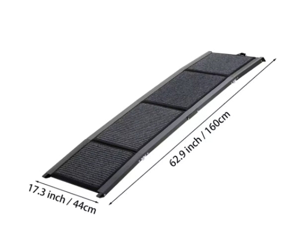 Zoomadog foldable aluminium car dog ramp official product view