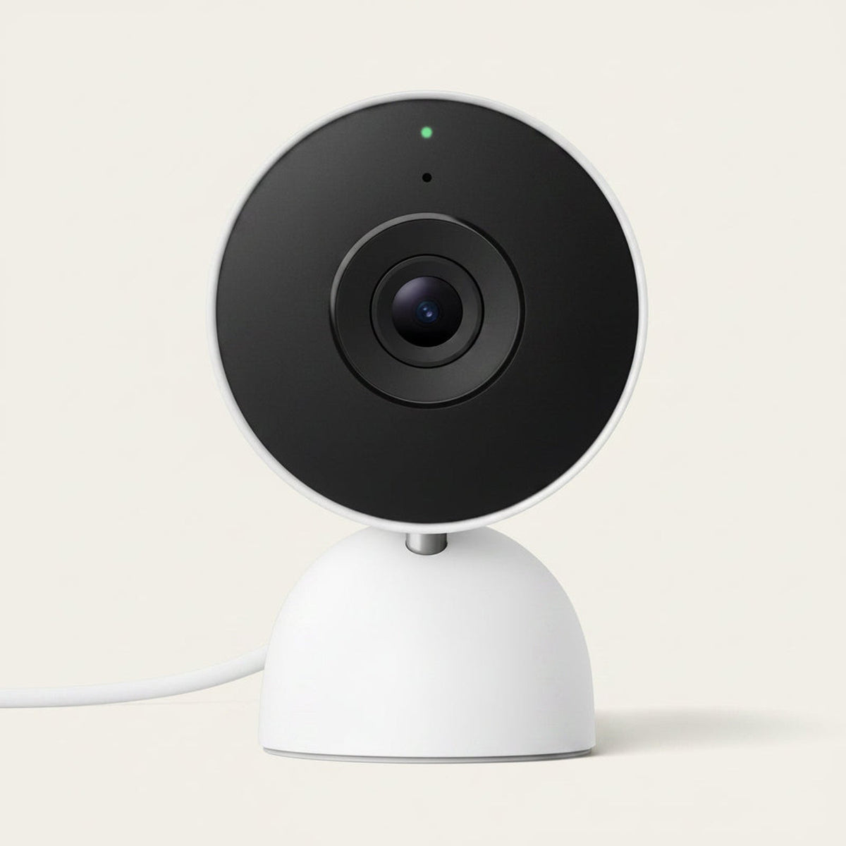 Google Nest Cam Indoor wired smart camera for monitoring a dog during IVDD recovery