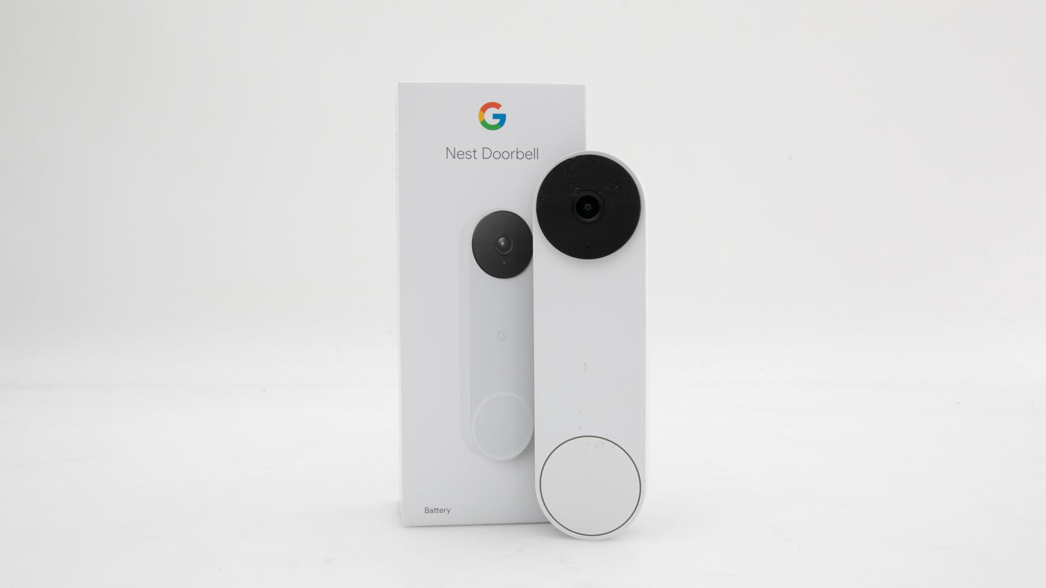 Google Nest Doorbell battery with retail packaging