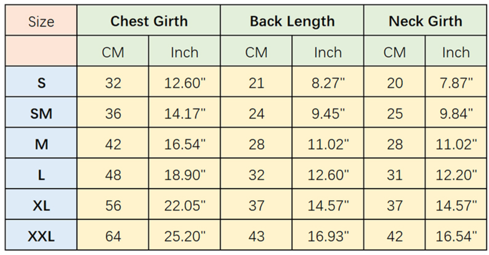 Denim French Bulldog Dangeries Size Chart, French Bulldog Pants Size Chart