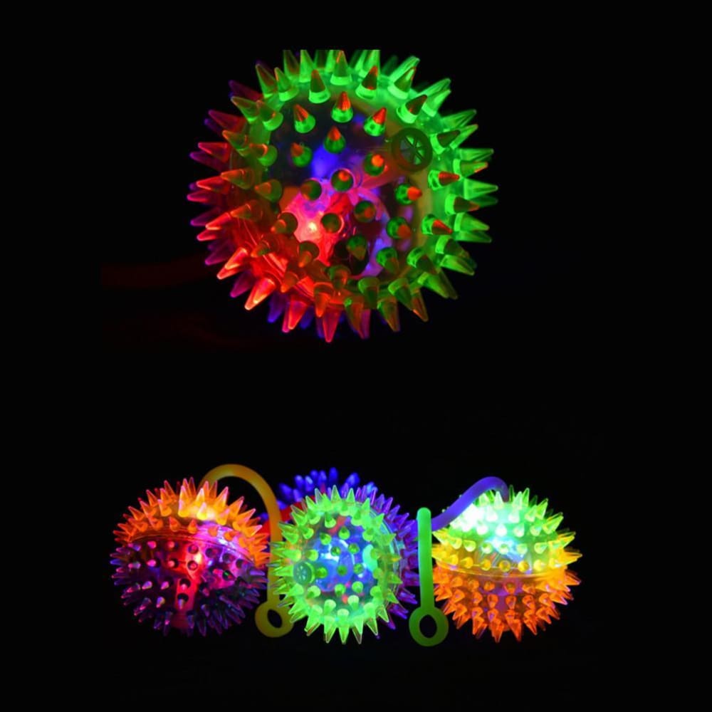 Dog Toy Luminous Elastic Spiky Ball - Dog Toys
