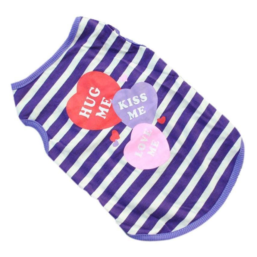 Hug Me & Kiss Me Small Dog Tshirt - Dog Clothes