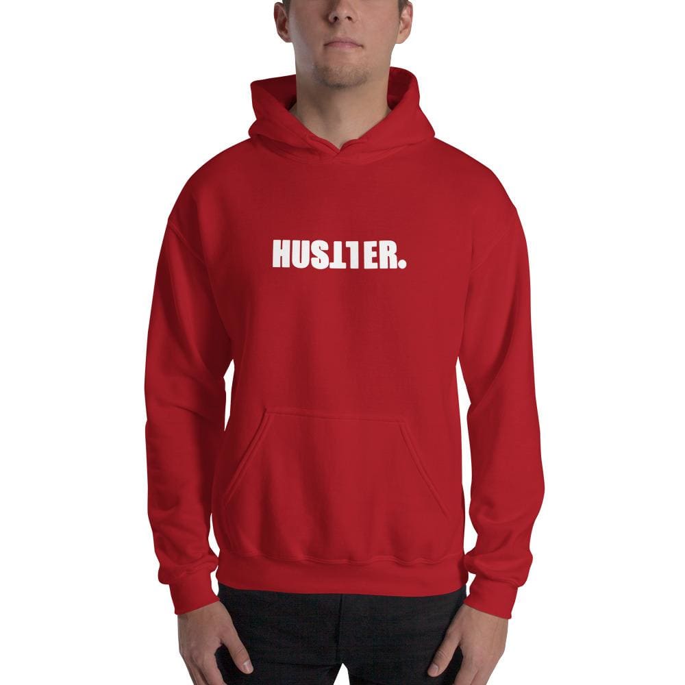 Hustler Hooded Sweatshirt - Red / S - Sweater