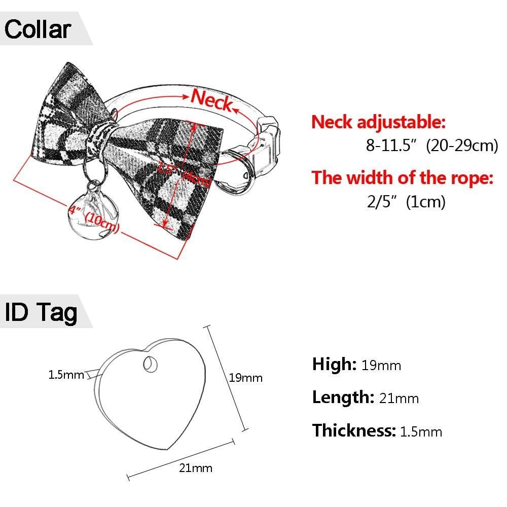 Personalised Dog Bowtie Collars - Dog Collar