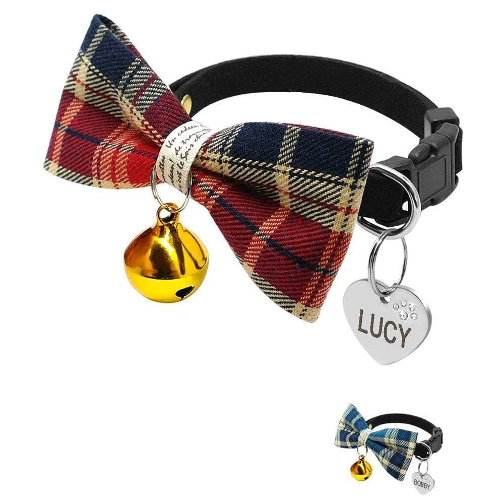 Personalised Dog Bowtie Collars - Dog Collar