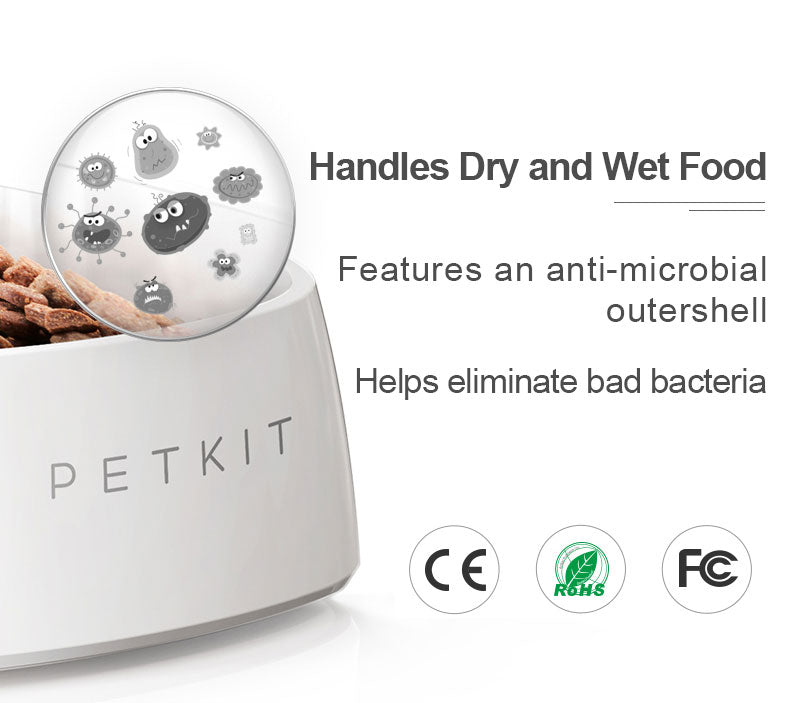 Antimicrobial Anti-skid French bulldog pet bowl