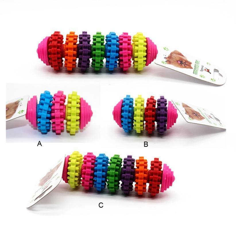 Rainbow Chewing Puppy Toy - Dog Toys