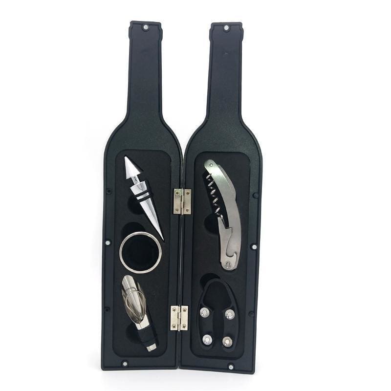 Wine Bottle Corkscrew & Accessory Set - Corkscrew Bottle Opener