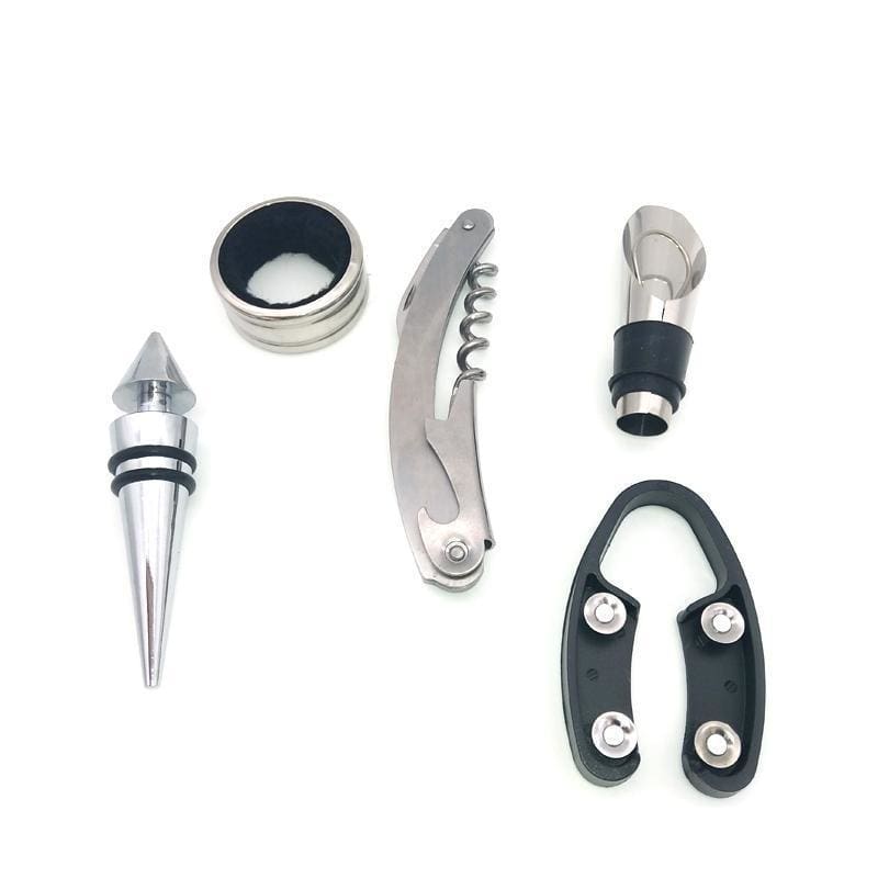 Wine Bottle Corkscrew & Accessory Set - Corkscrew Bottle Opener