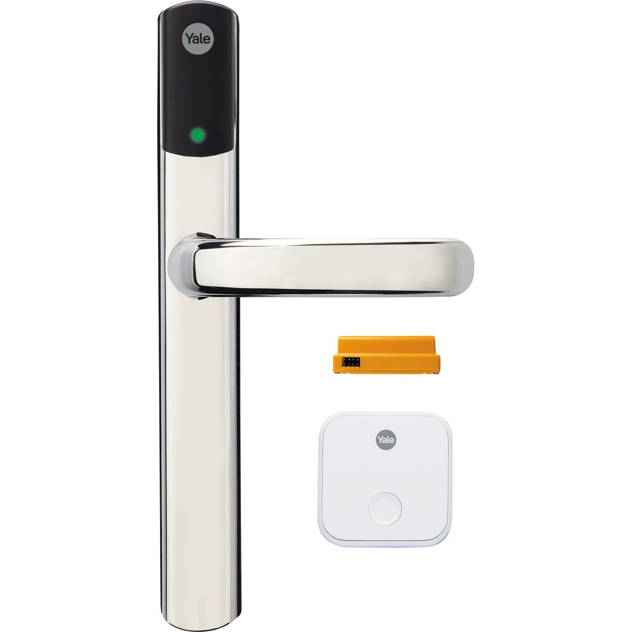 Yale Conexis L2 smart lock product view with module