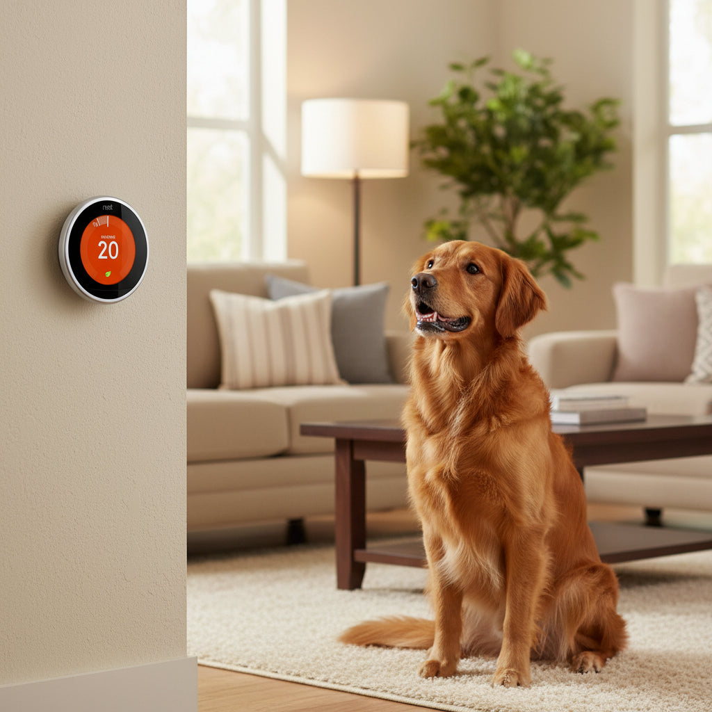 Google Nest Learning Thermostat third generation for smart home temperature control