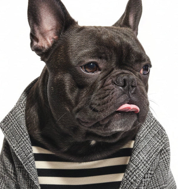 Dog owner and French Bulldog sharing supportive IVDD community connection
