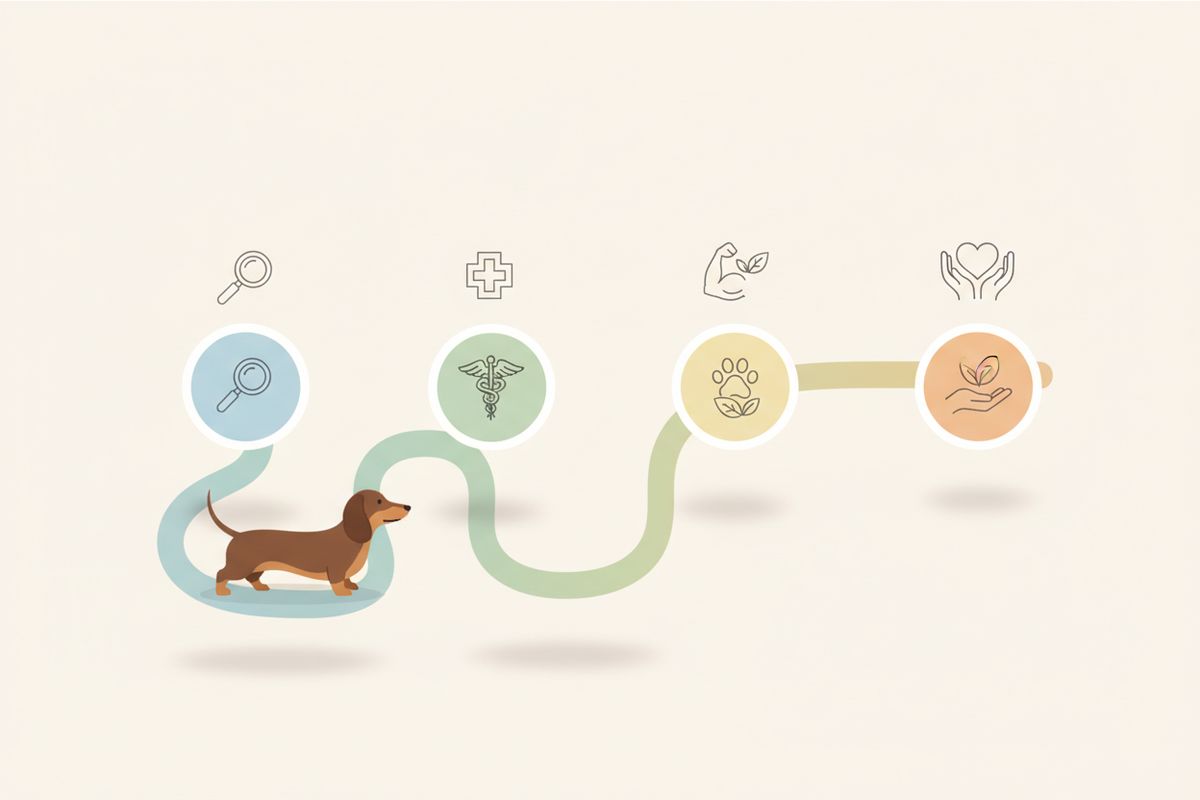 Step-by-step Aubenord IVDD roadmap for dog owners