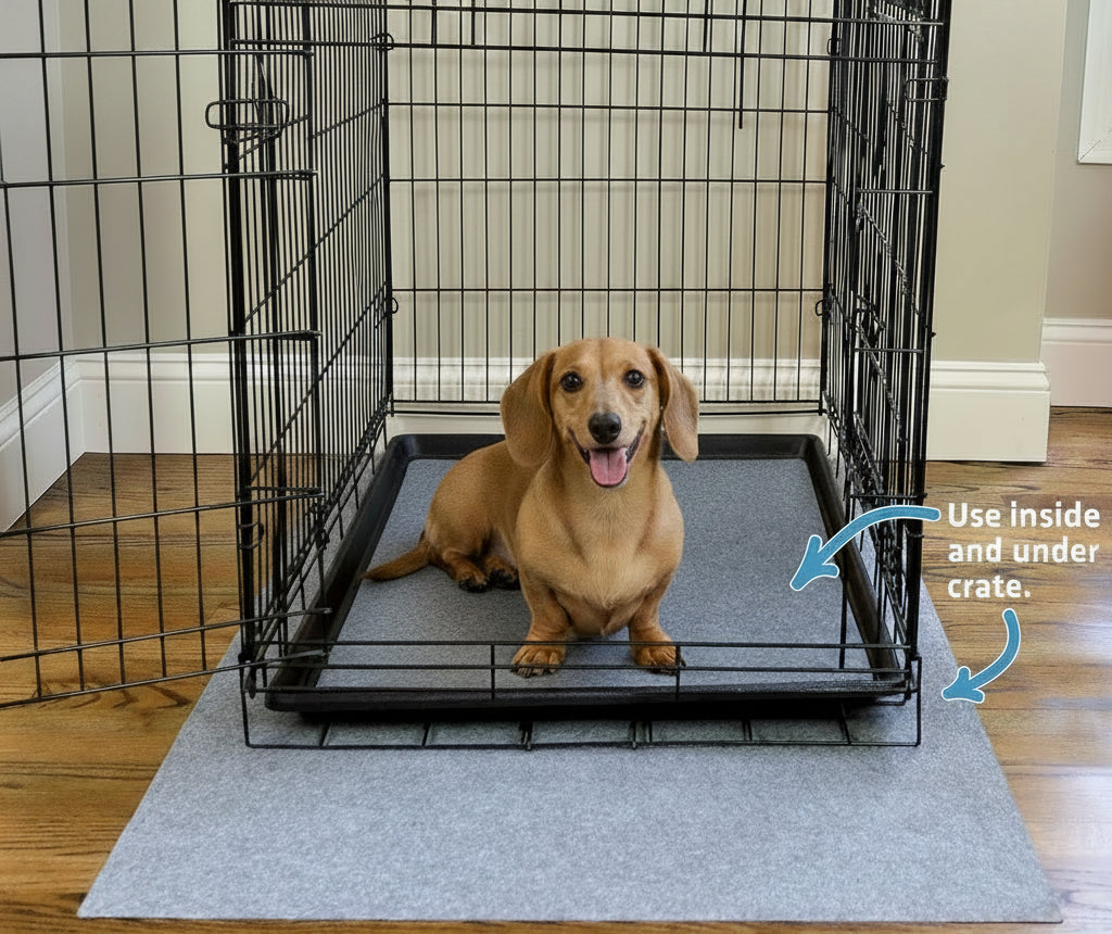 Drymate dog crate mat waterproof backing