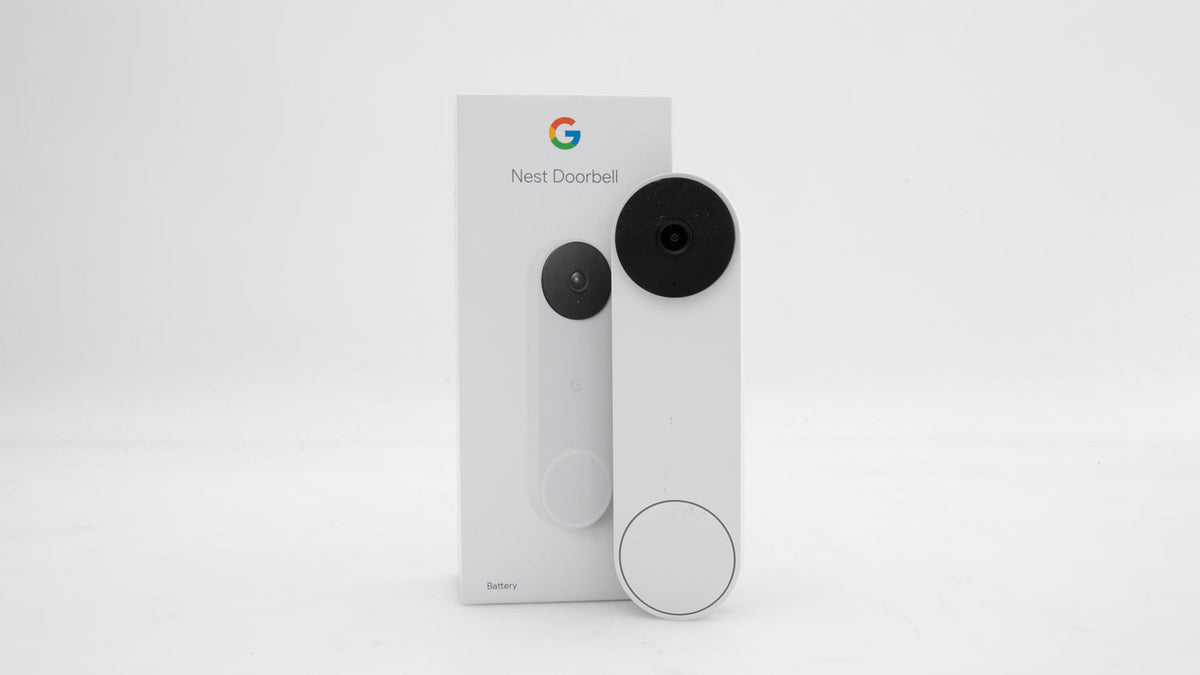 Google Nest Doorbell battery with retail packaging