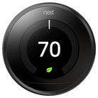 Google Nest Learning Thermostat 3rd generation black product view