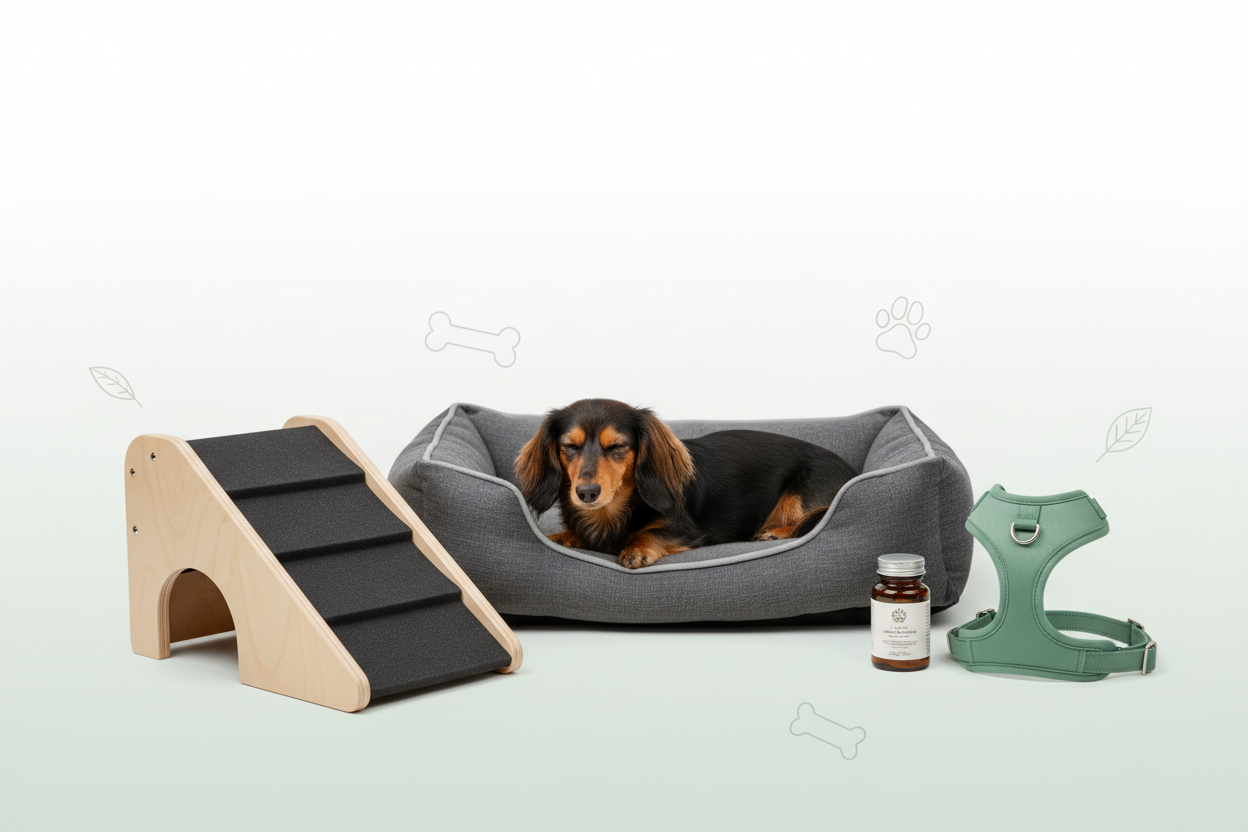 Selection of dog recovery products for IVDD care