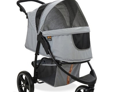 Loui the French Bulldog in his My Duque COOPER dog stroller for IVDD mobility support