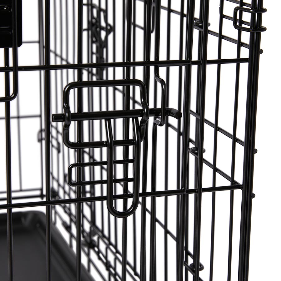 Pets at Home Double Door Folding Dog Crate official product view