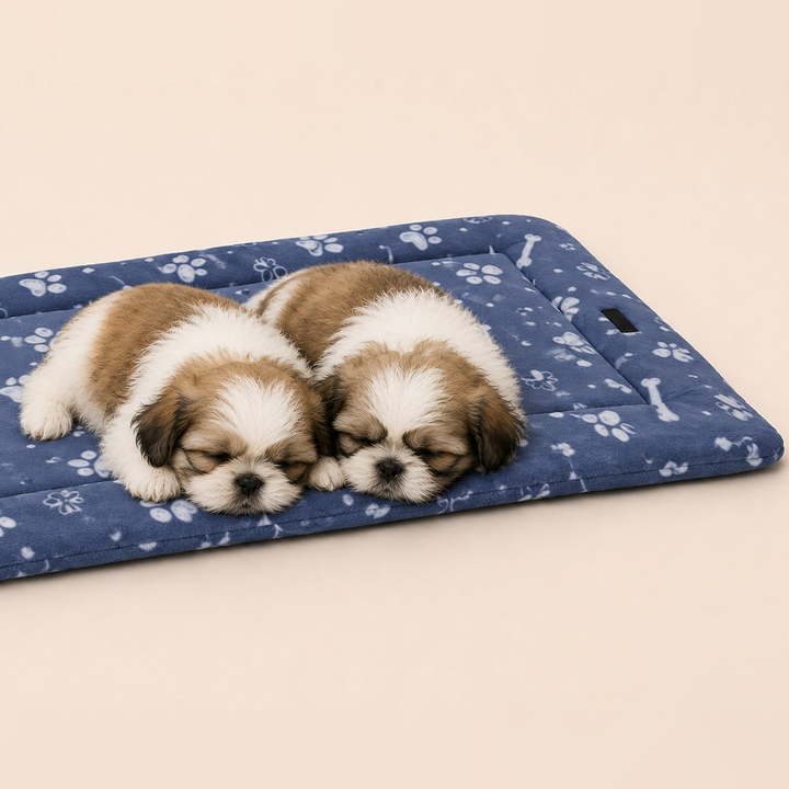 Pets Essentials Bone Fleece Crate Mat | 1–3 cm Ultra-Low Entry