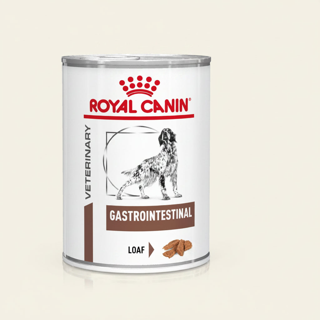 Royal Canin Veterinary Gastrointestinal Loaf wet dog food 400g can