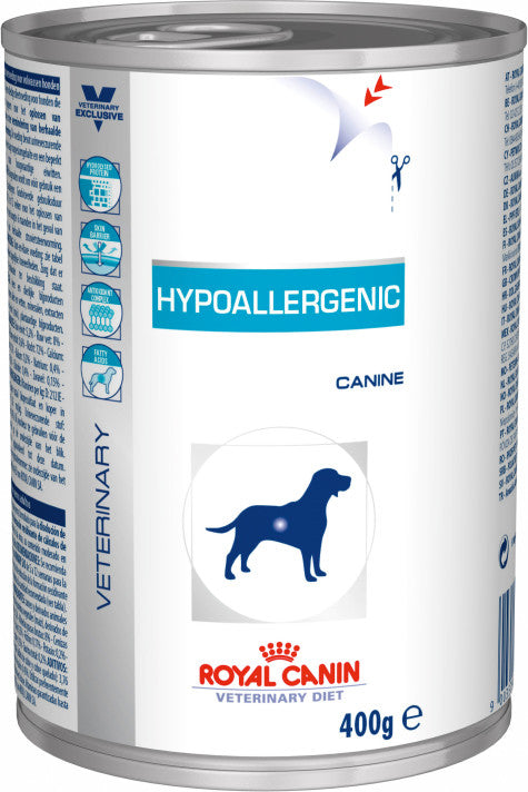 Royal Canin Veterinary Hypoallergenic wet dog food 400 g can