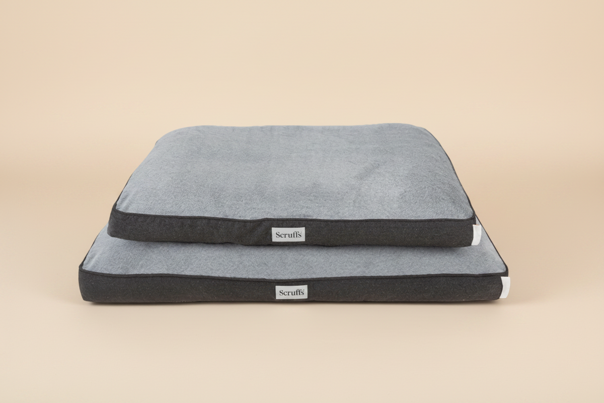 Scruffs Harvard Orthopaedic Mattress in graphite grey showing deep cushioned support