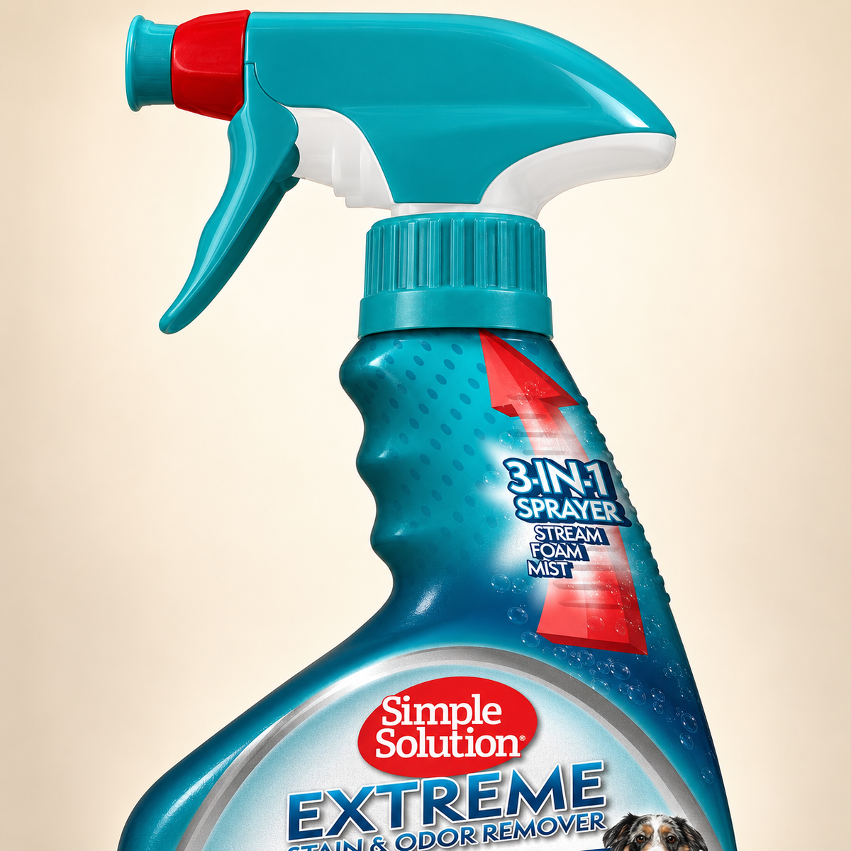 Close-up of the Simple Solution Extreme trigger sprayer