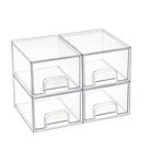 Vtopmart clear stackable storage drawers product view