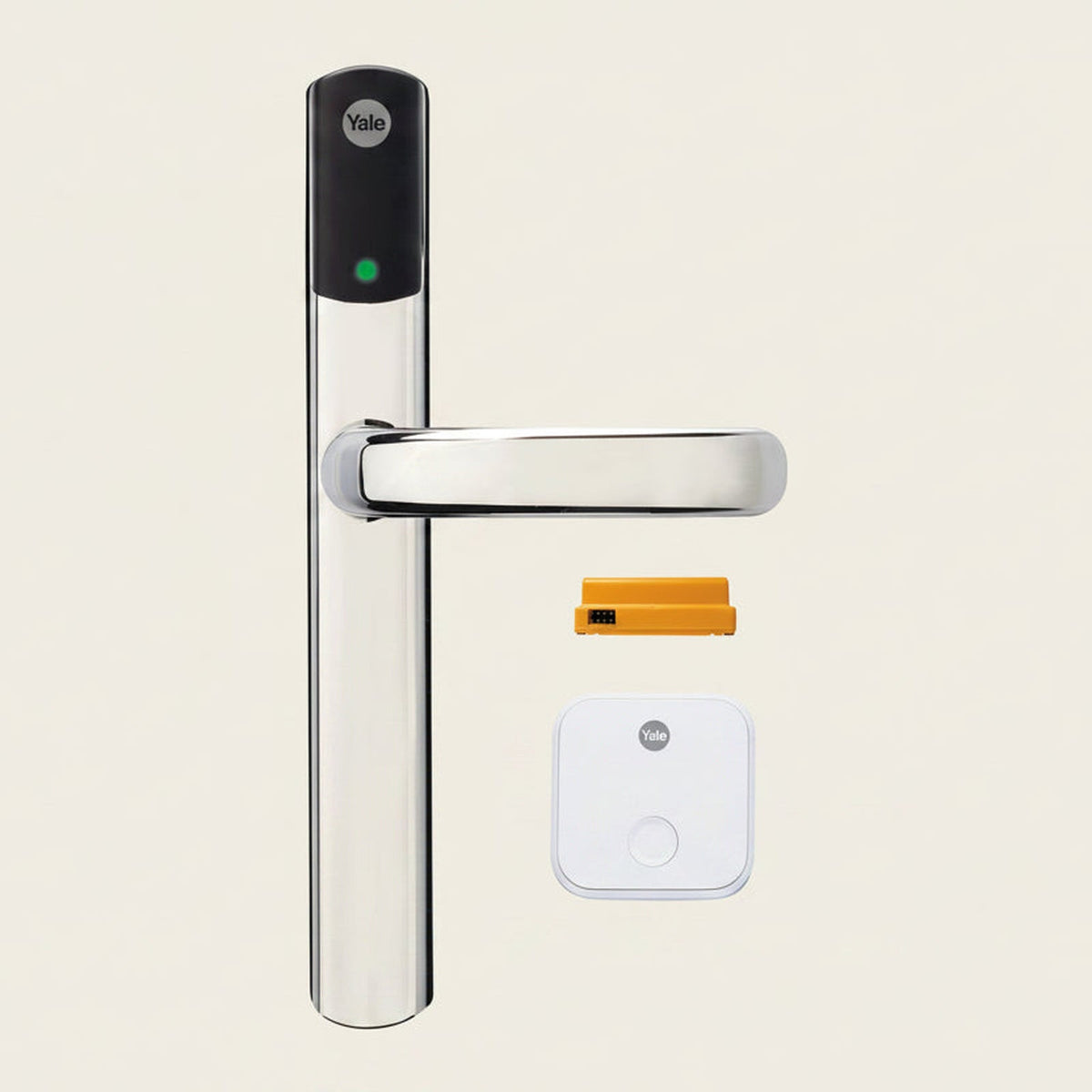 Yale Conexis L2 smart lock product view with module