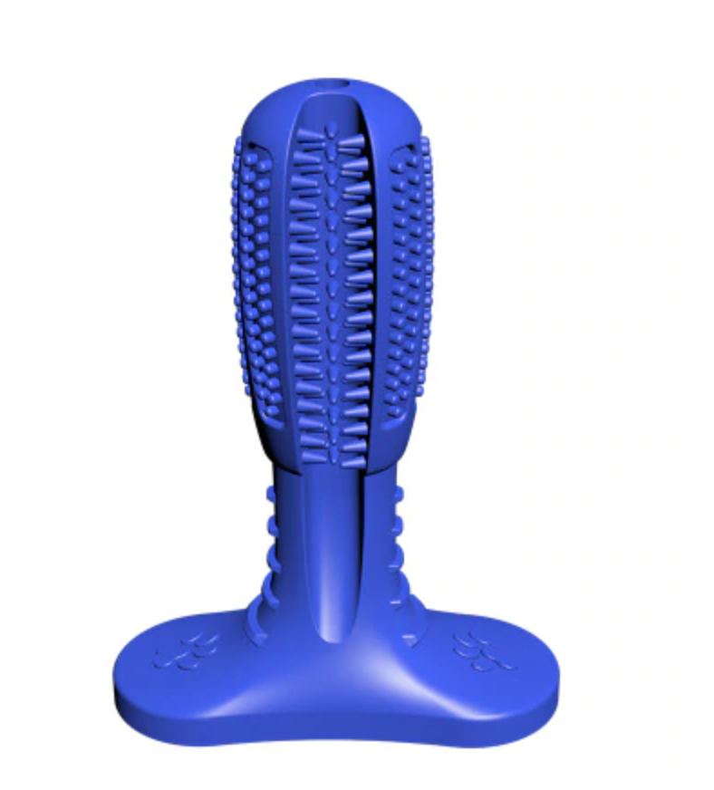 Dog Stick toothbrush Purple Blue Colour