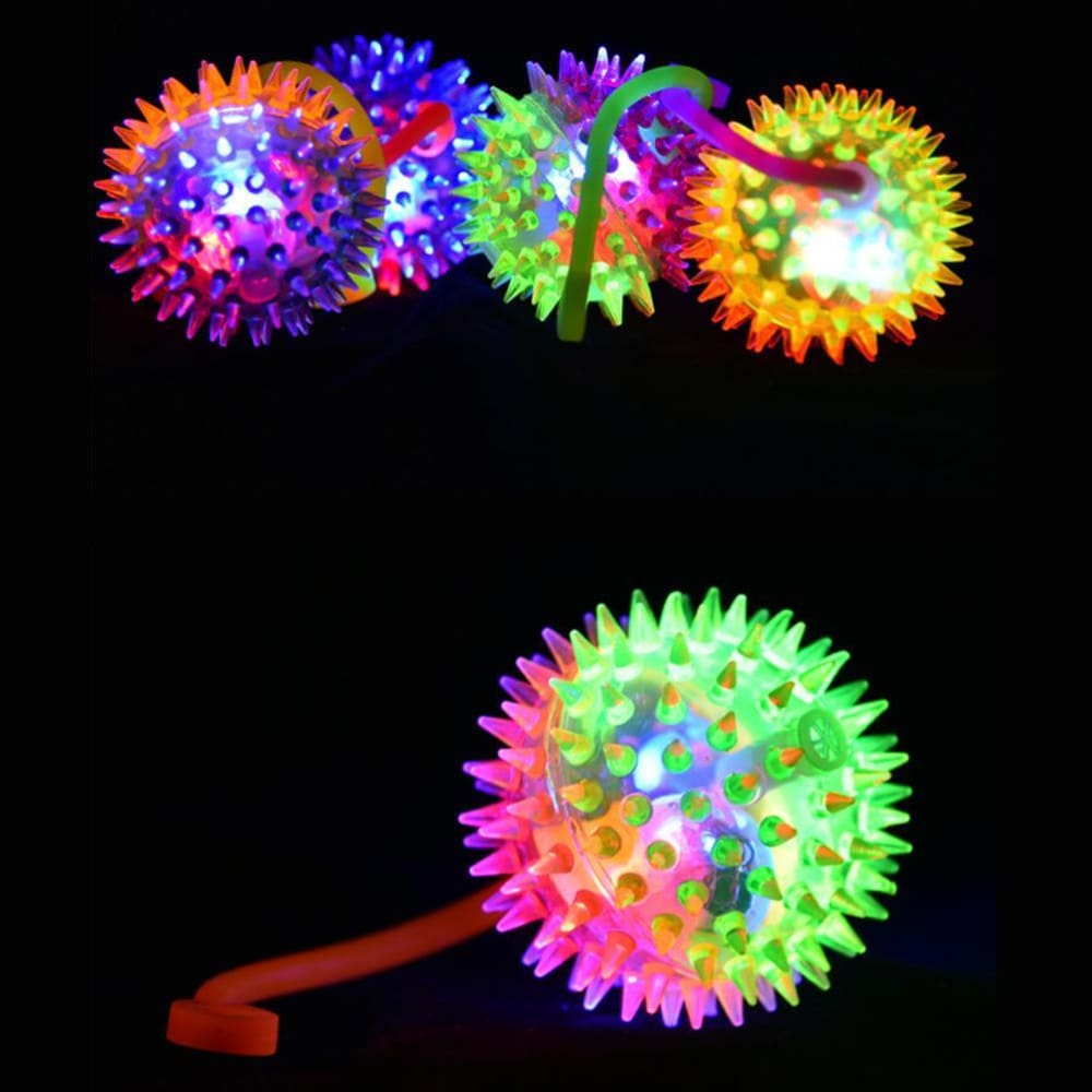 Dog Toy Luminous Elastic Spiky Ball - Dog Toys