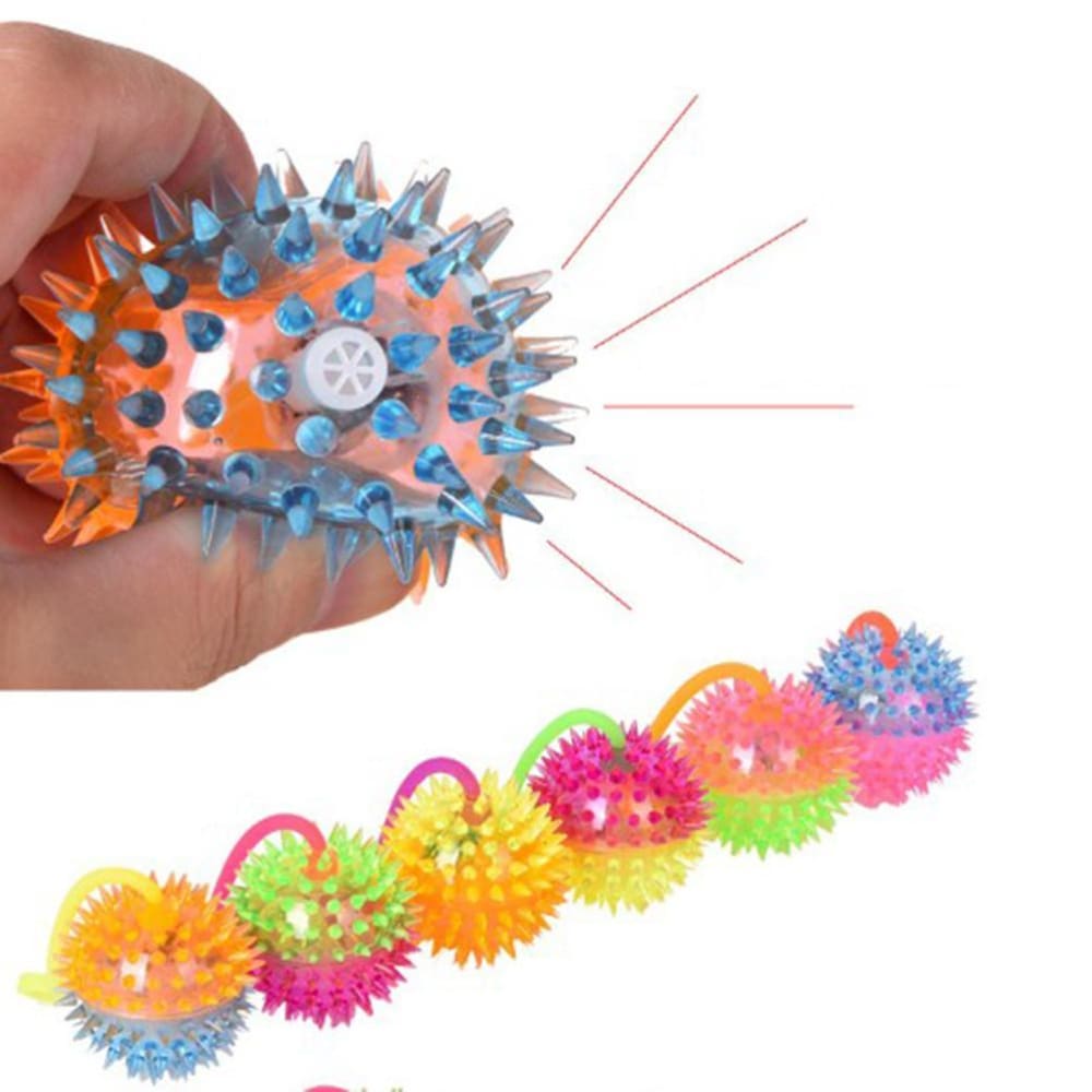 Dog Toy Luminous Elastic Spiky Ball - Dog Toys