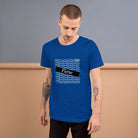 Flow Design Short-Sleeve Unisex T-Shirt - True Royal / S - Tshirt