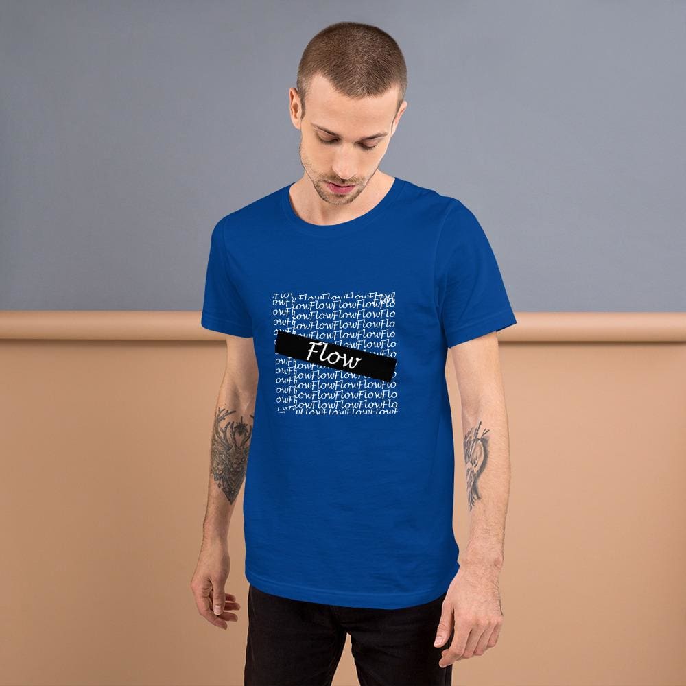 Flow Design Short-Sleeve Unisex T-Shirt - True Royal / S - Tshirt