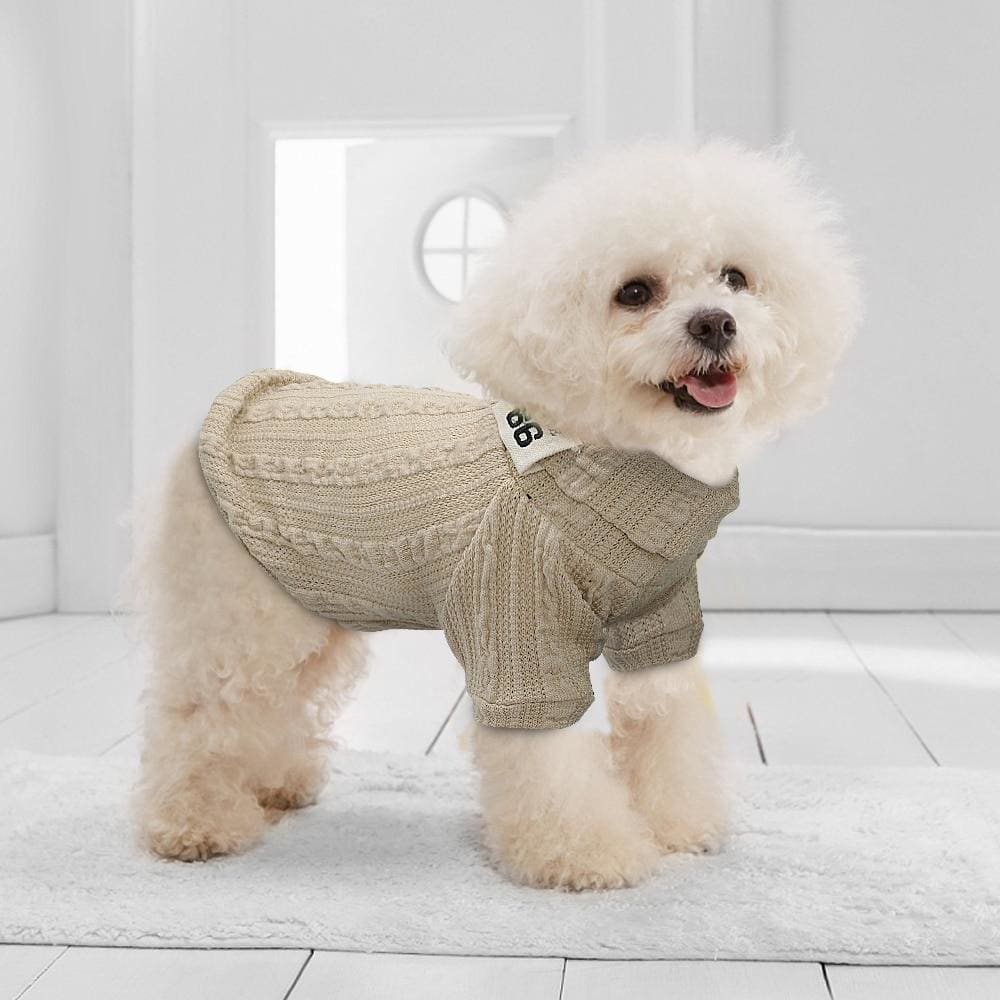 Gizmo Classic Knit Small Dog Sweater - Dog Clothes