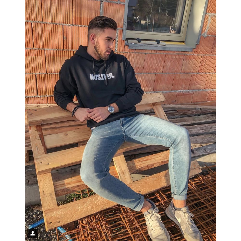 Hustler Hooded Sweatshirt - Sweater