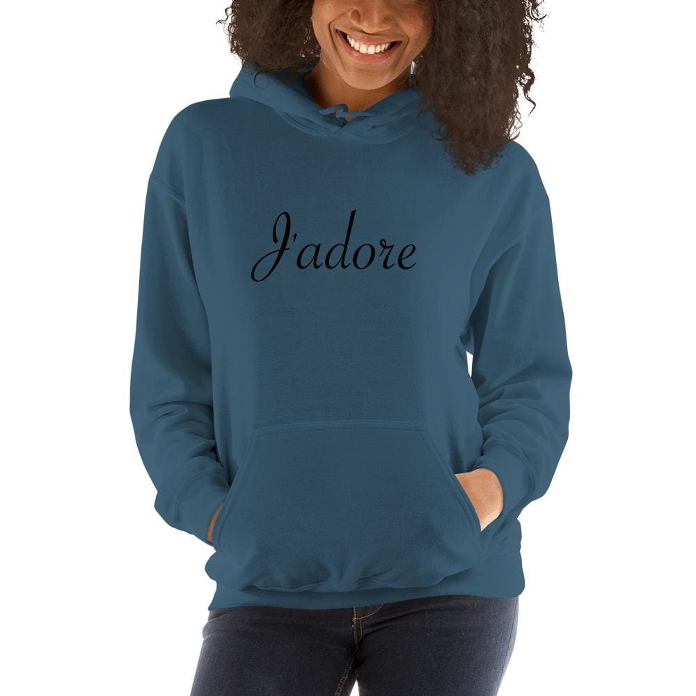 Jadore Must-Have Hooded Sweatshirt - Indigo Blue / S - Hoodie