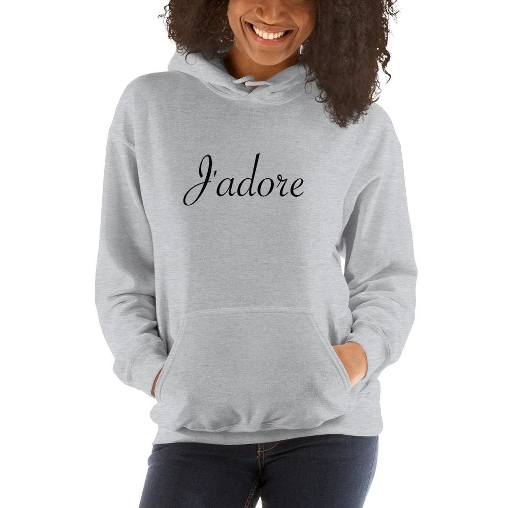 Jadore Must-Have Hooded Sweatshirt - Sport Grey / S - Hoodie