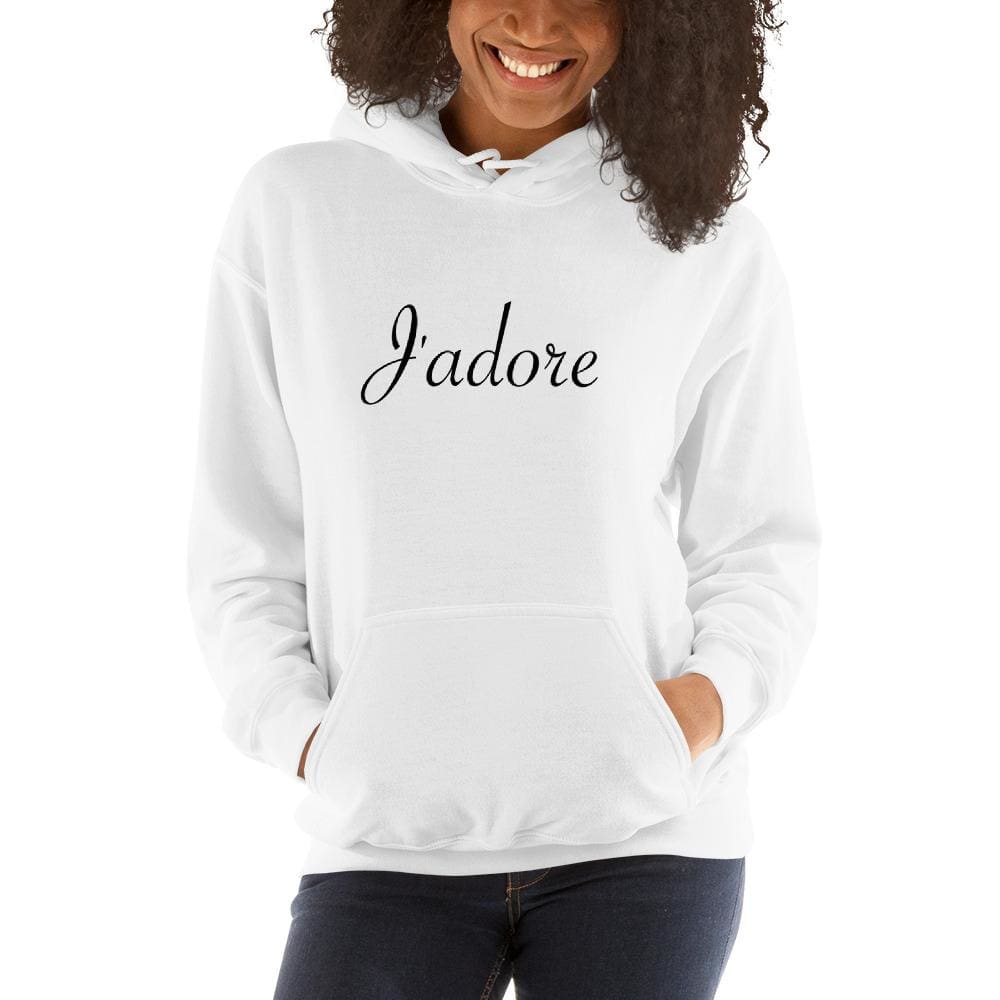 Jadore Must-Have Hooded Sweatshirt - White / S - Hoodie