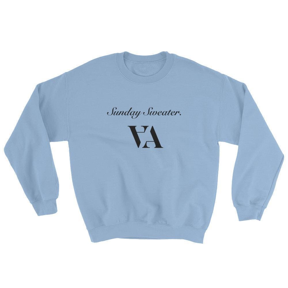 Lazy Sunday Sweater. - Light Blue / S - Sweater