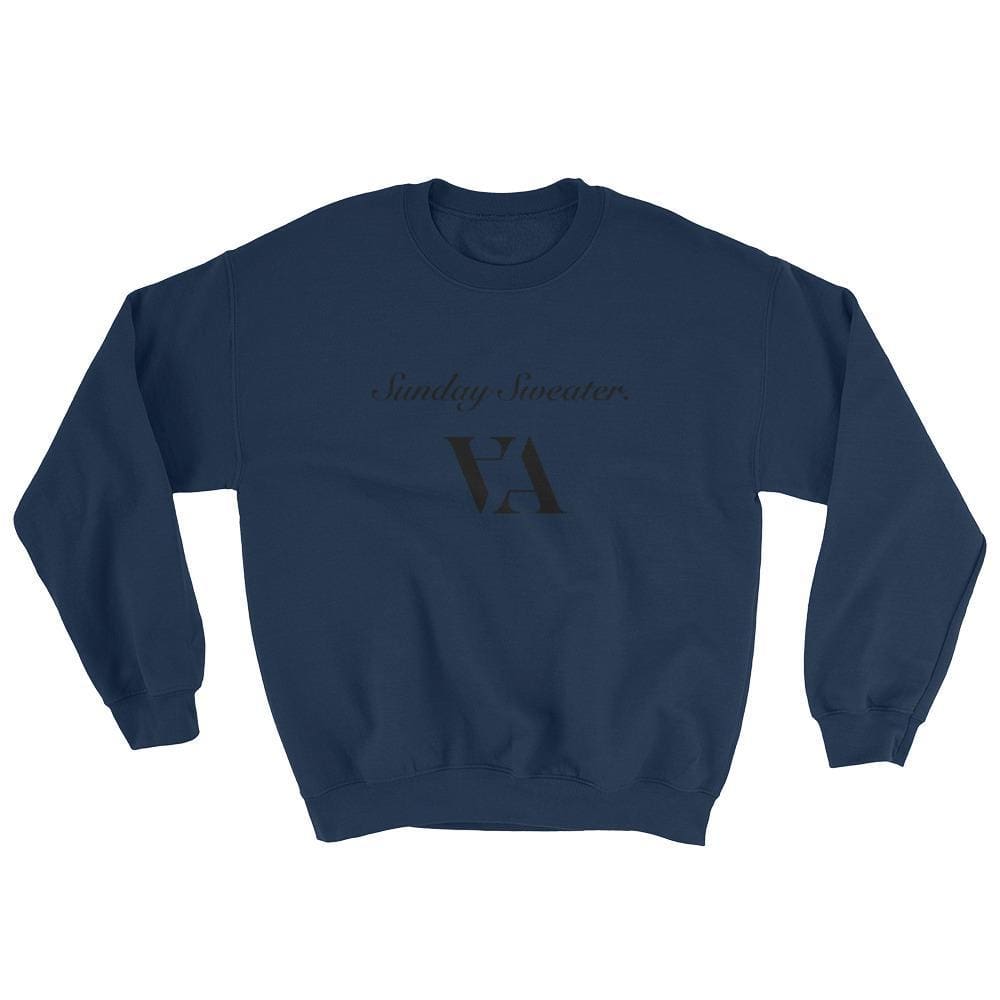 Lazy Sunday Sweater. - Navy / S - Sweater
