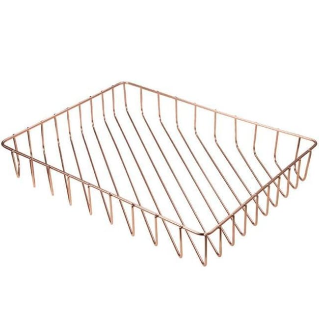 Marylebone Luxury Desk Storage Organizer - Rose Gold - Desk Storage