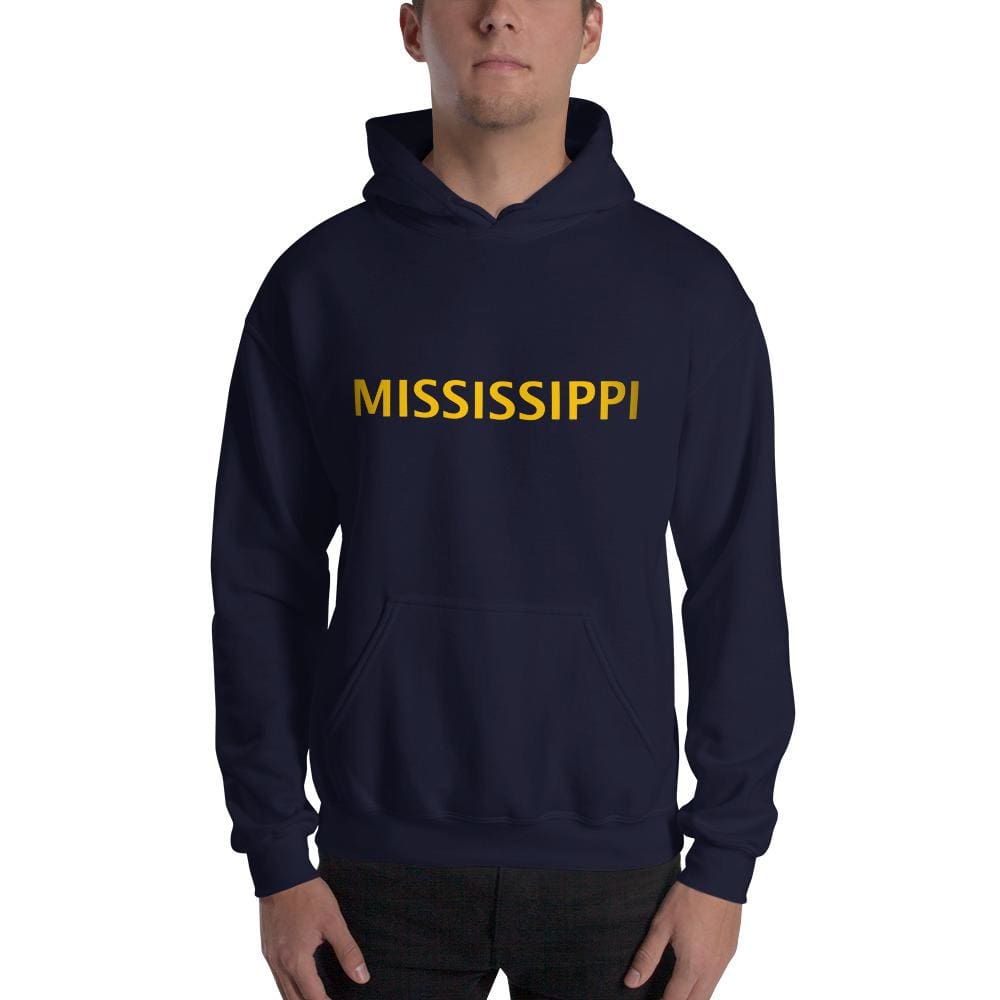 Mississippi Hooded Sweatshirt - Navy / S - Sweater