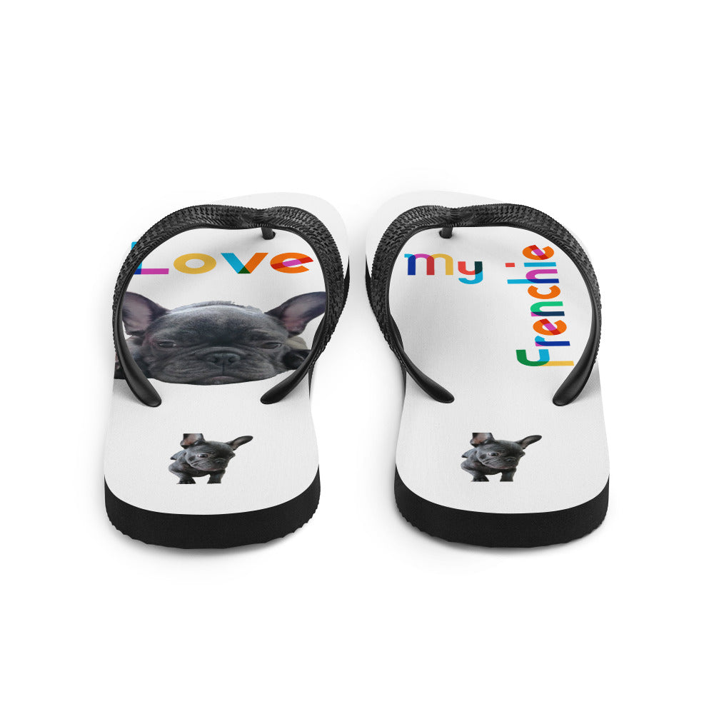 Frenchi Print Flipflop - back view