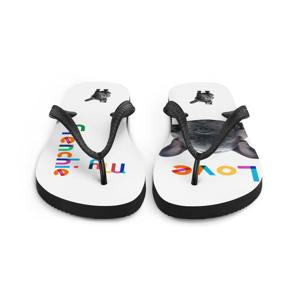 Frenchi Print Flipflop - front view