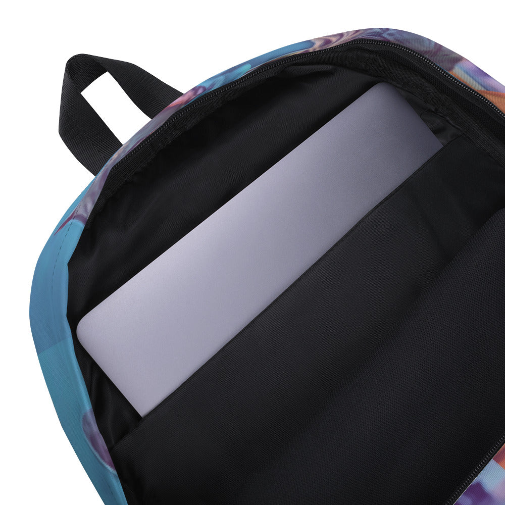Personalised backpack - laptop storage pocket
