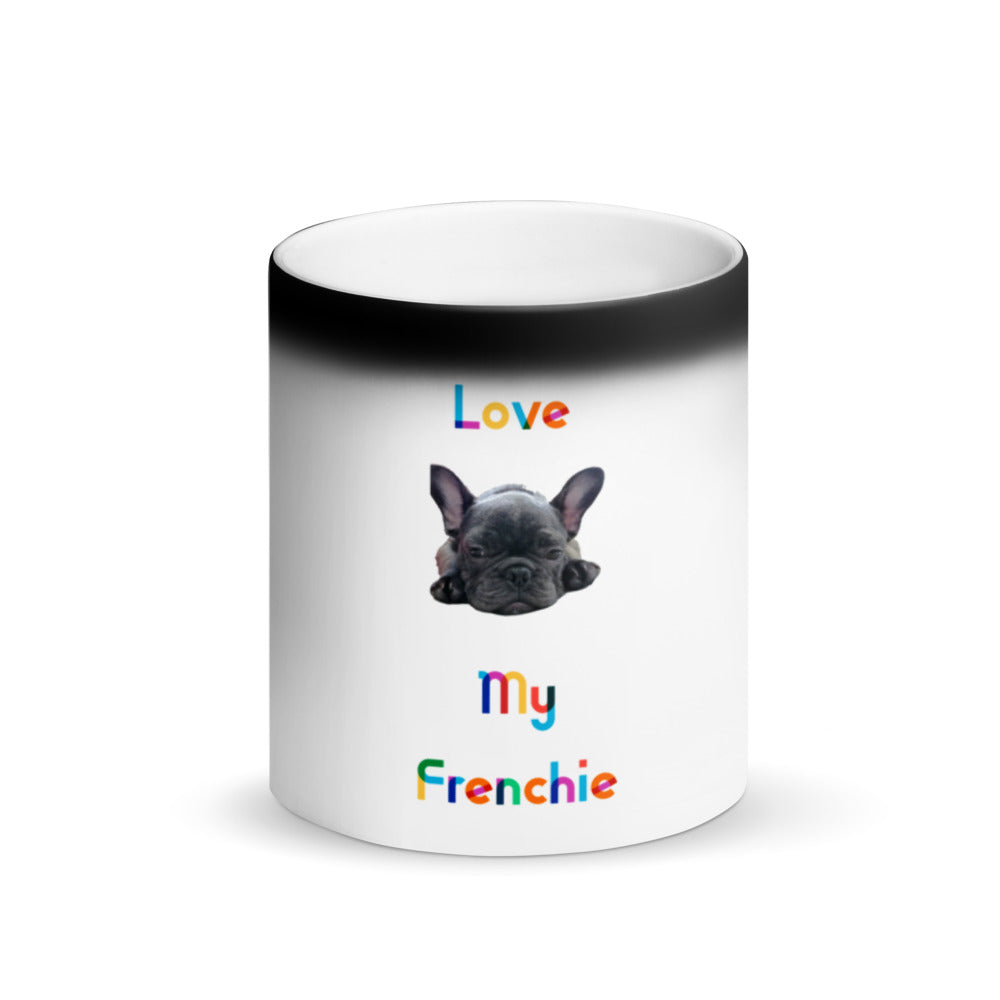 French bulldog print mug