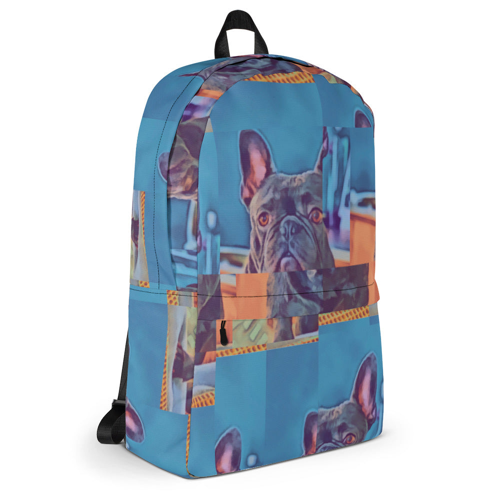 Personalised backpack - side view