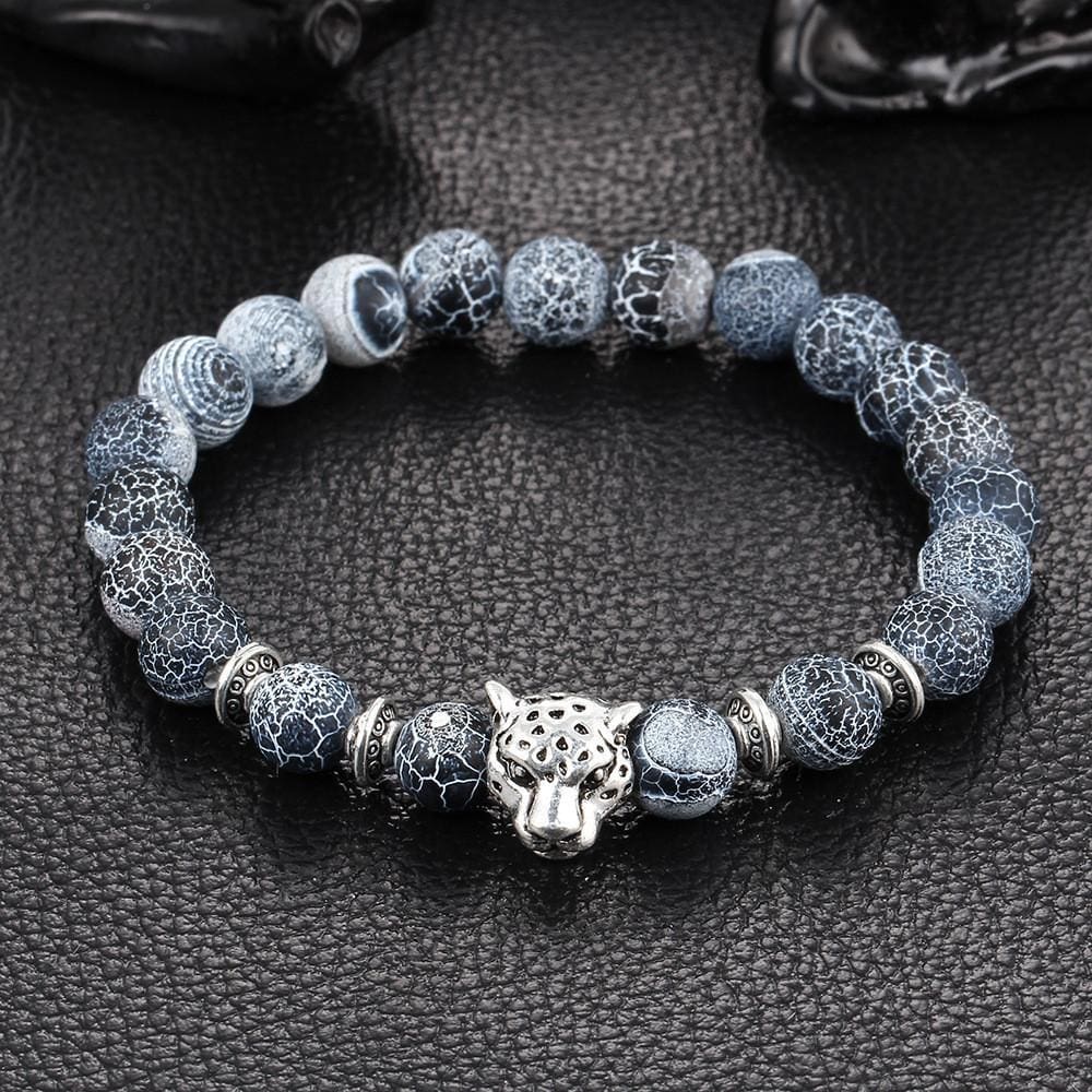 Obsidian & Lava Stone Bead Bracelets - Bracelet